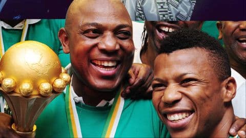 Super Eagles celebrate AFCON 2013 winning coach 8 years after death