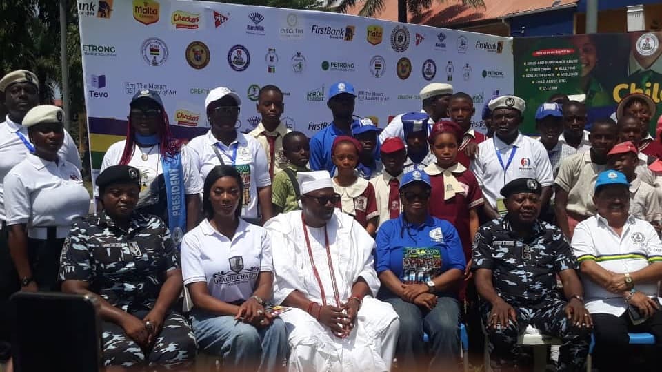 Over 1,000 Children join police awareness drive on rights, crime prevention By Queen Phillips 