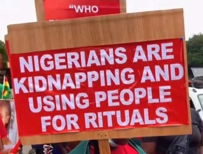 "Nigerians must go"??... The tables have really turned