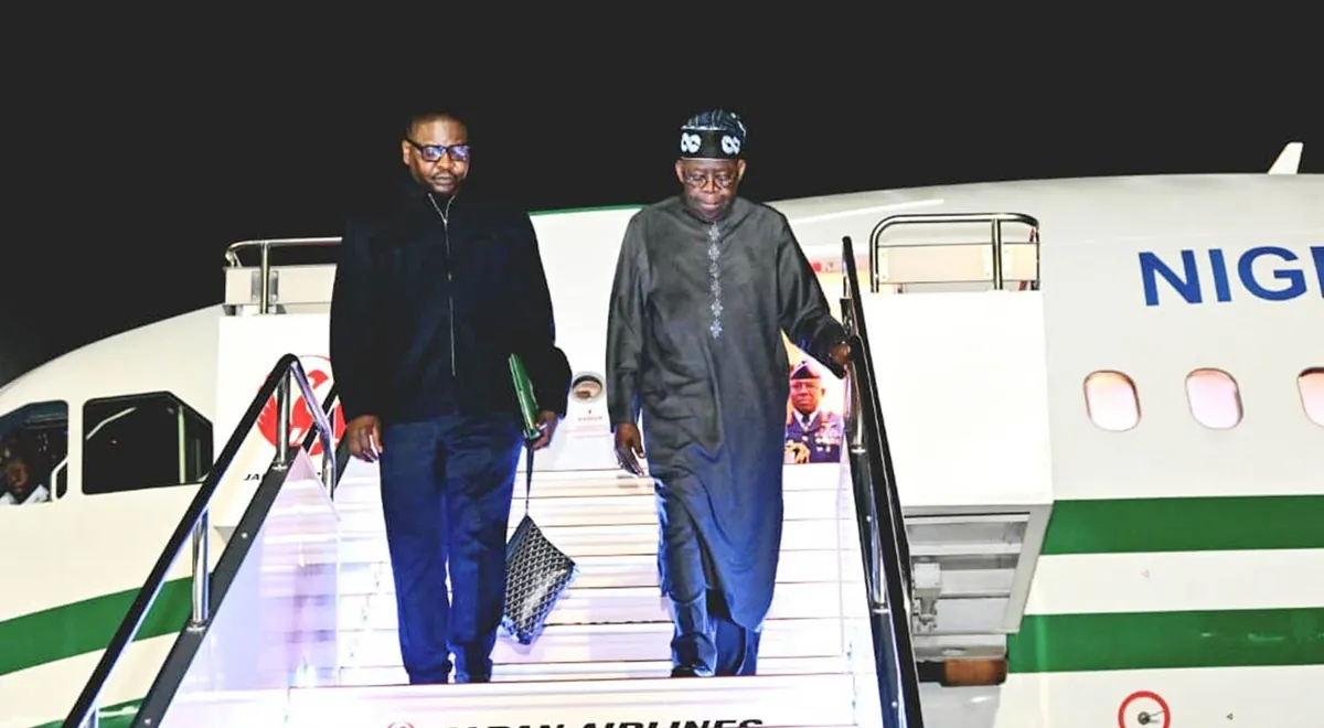 Tinubu Arrives Japan for TICAD9 Summit