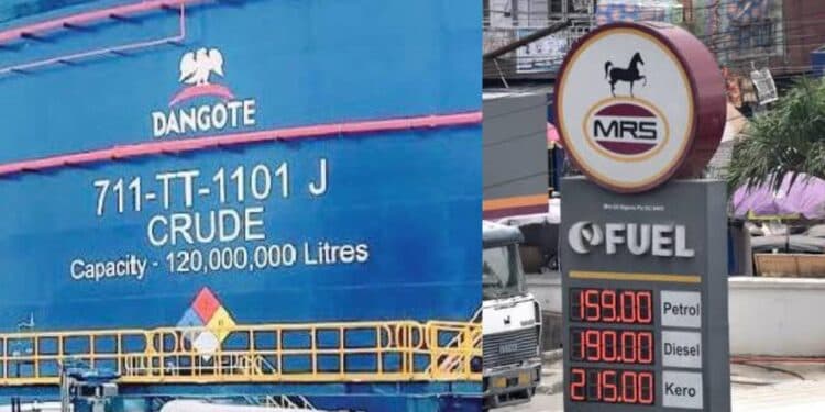 Petrol Price Rises to ₦950 per Litre at Dangote-Linked MRS Stations in Abuja