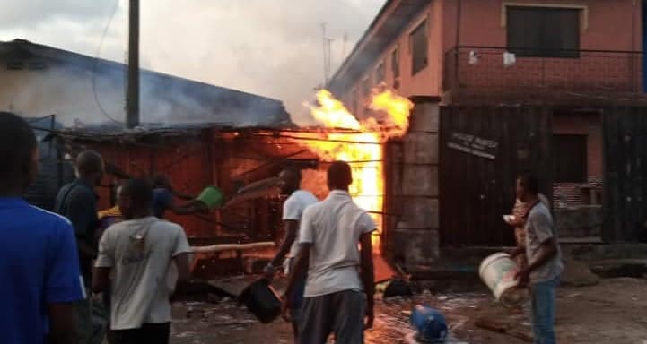 Fire Razes Buildings In Agege, Lagos, Many Injured