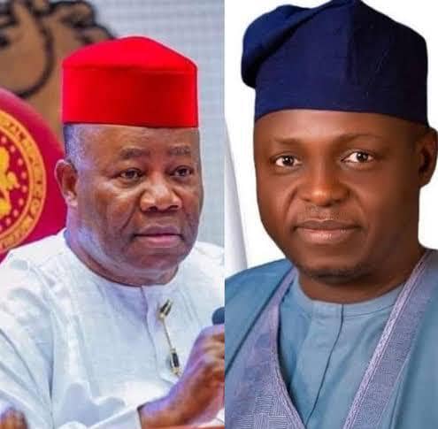 Akpabio, APC Chairman Urge Nigerians to Hold Governors, LG Chairmen Accountable for Rising Revenue Allocations