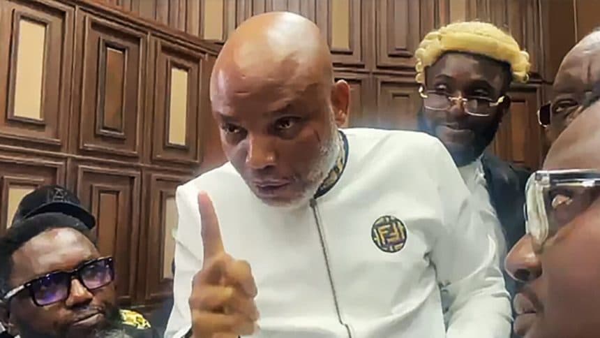 Nnamdi Kanu Files Fresh Motion Seeking Dismissal of Charges, Immediate Release