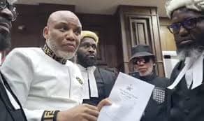 Nnamdi Kanu Complies with Court Order, Begins Filing Defence in Terrorism Case