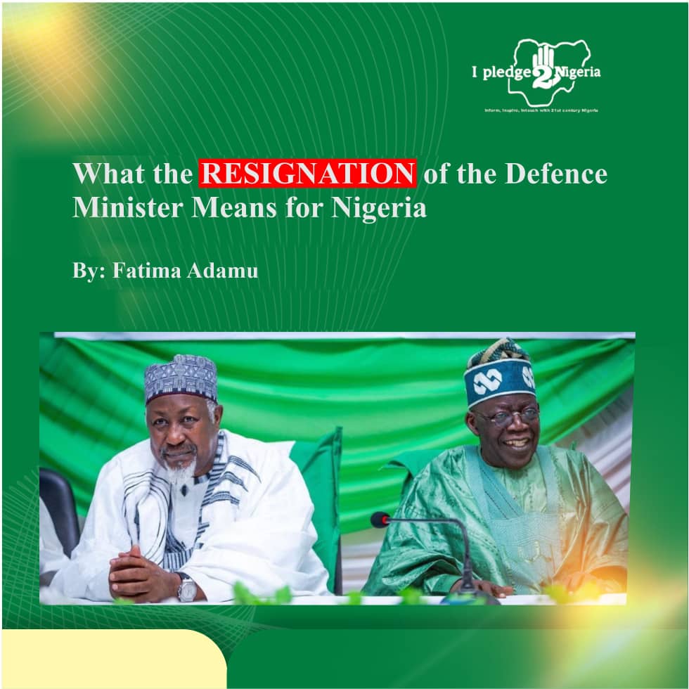 What the Resignation of the Defence Minister Means for Nigeria