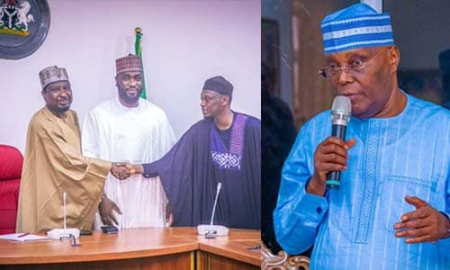 Atiku Reacts as Son, Abba, Defects from PDP to APC