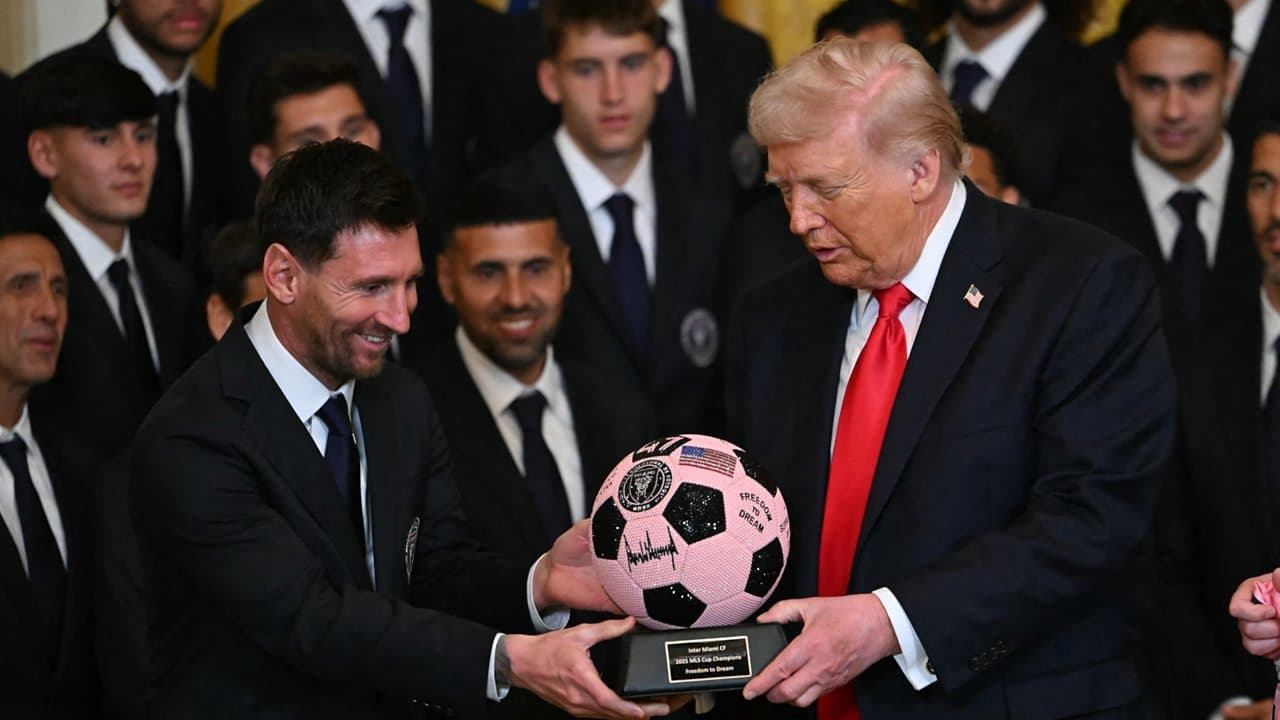 Trump Hails Messi at White House as Pelé’s Equal