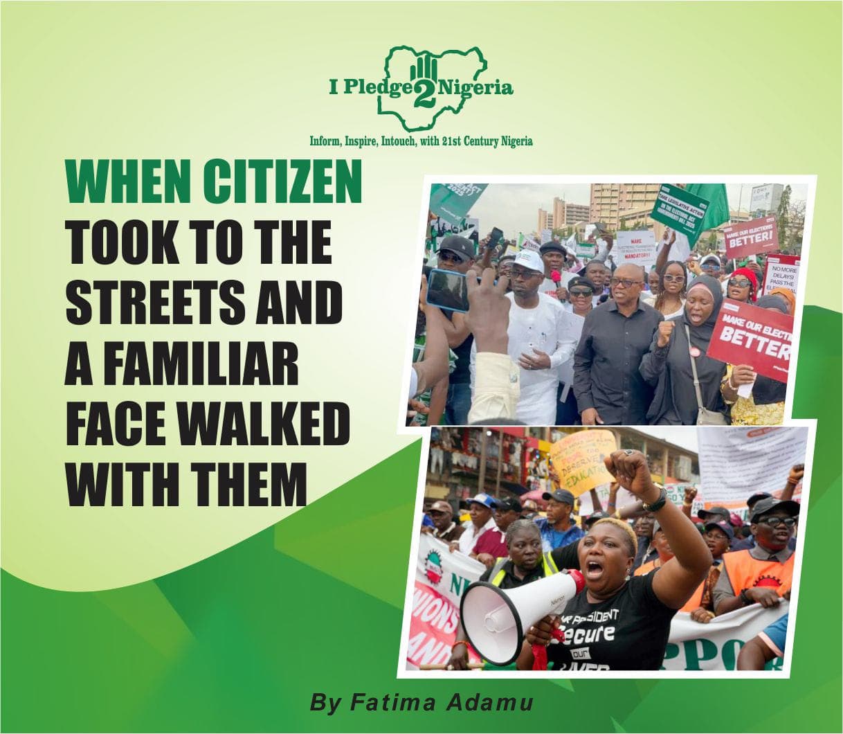 When Citizens Took to the Streets And a Familiar Face Walked With Them