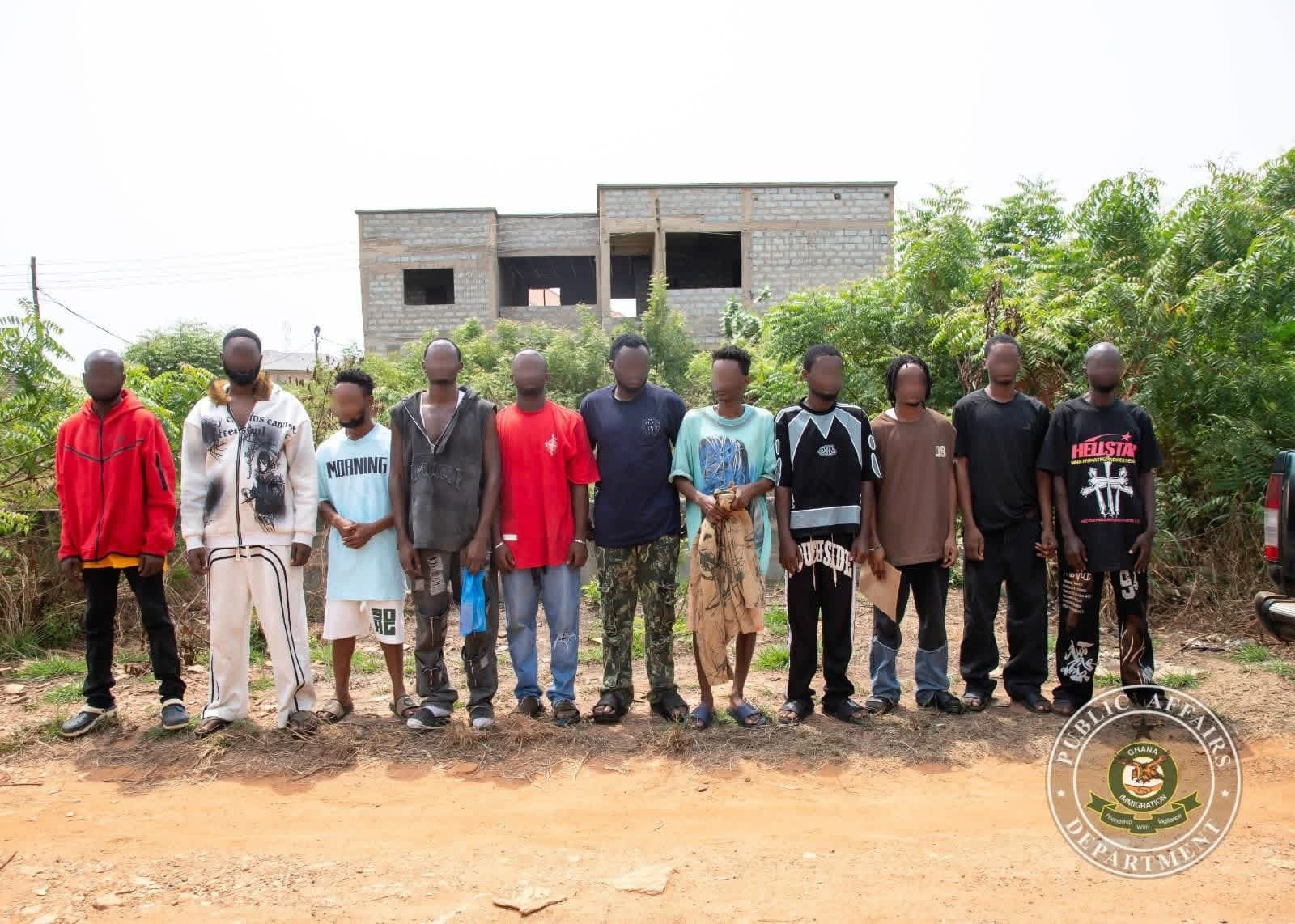 Ghana Immigration Arrests 93 Nigerians, Rescues 73 Abuse Victims in Major Anti-Fraud Raid