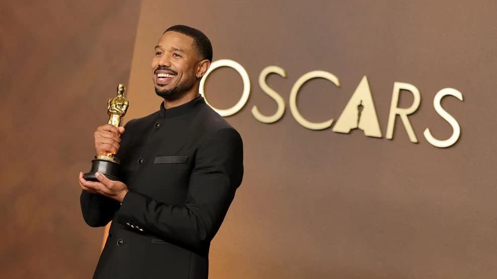 Michael B. Jordan Wins Best Actor Oscar for Sinners