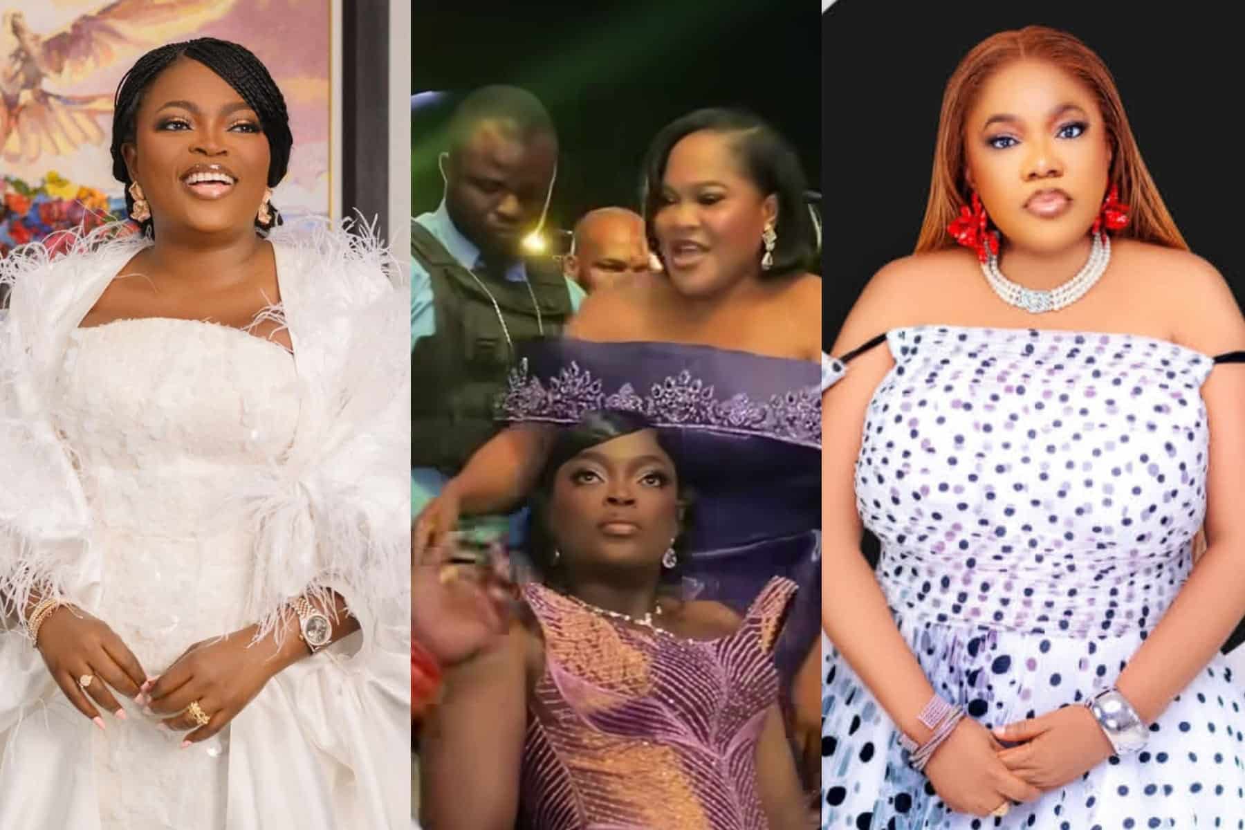 Drama at Movie Premiere as Funke Akindele Reportedly Snubs Toyin Abraham