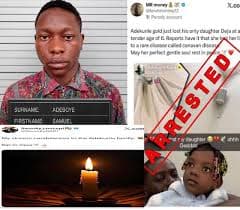 X User Sentenced to Two Years in Prison Over False Post About Adekunle Gold and Simi’s Daughter