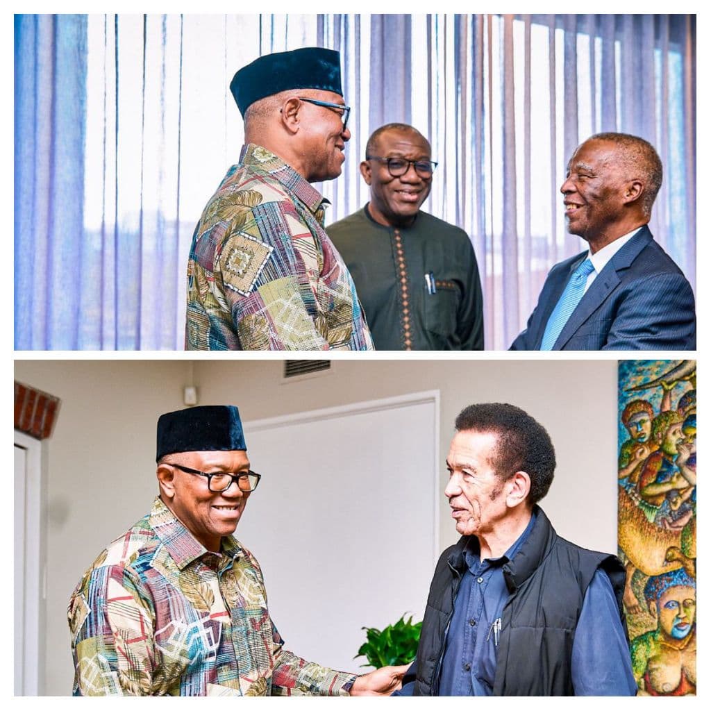 Peter Obi Meets Ex-African Presidents Khama and Mbeki During South Africa Visit
