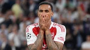 Champions League Final: Gabriel Breaks Silence After Penalty Miss in Arsenal Defeat