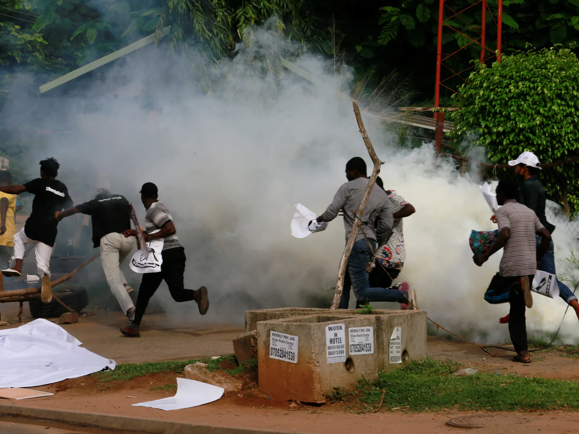 Police Disperse Democracy Day Protesters with Tear Gas in Abuja