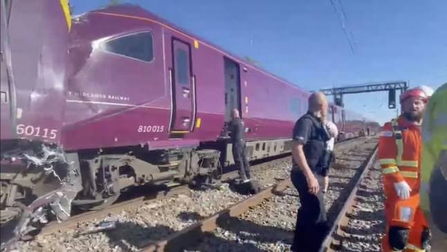 Train Driver Killed, 89 Injured After Passenger Trains Collide Near Bedford