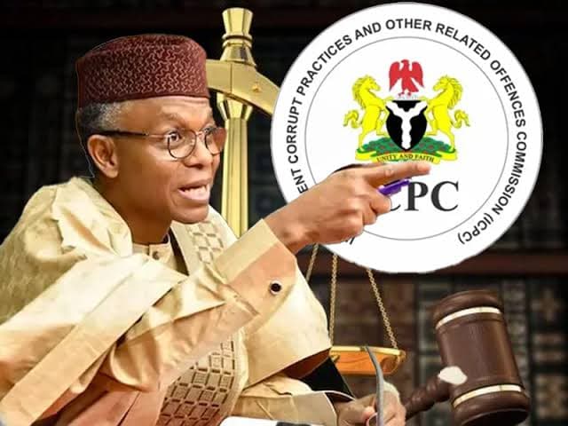 El-Rufai Arrives Kaduna Court as ICPC Trial Resumes