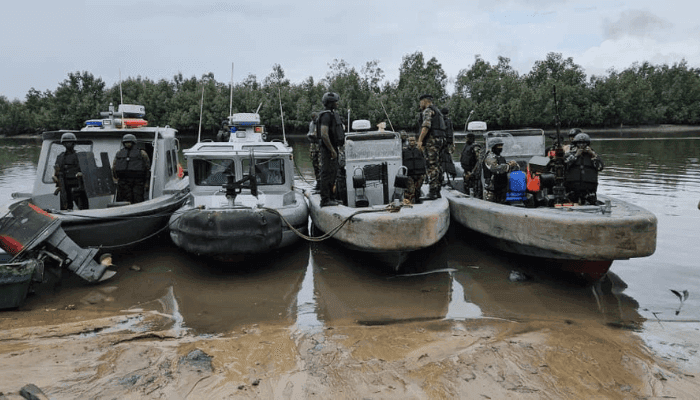 Nigerian Navy Seizes 52,600 Litres of Suspected Stolen Crude in Rivers