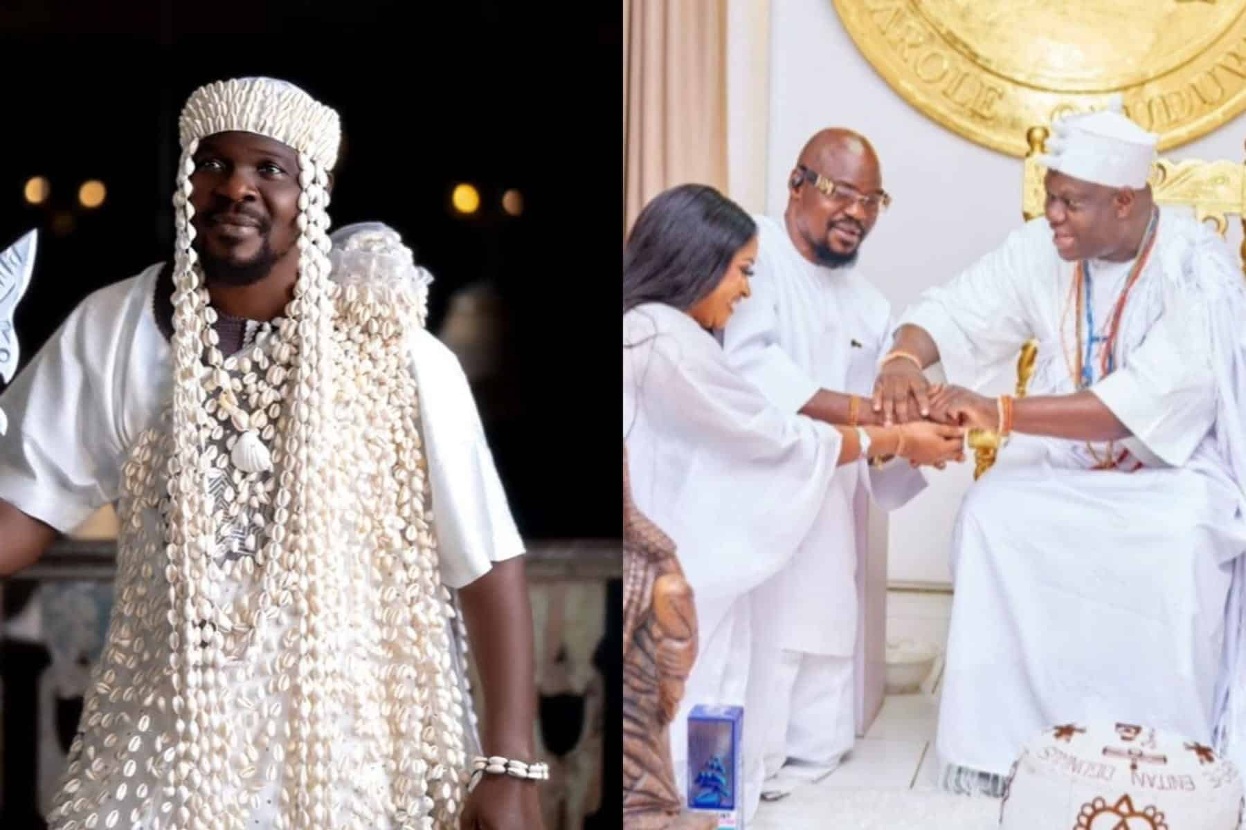 Ooni of Ife Honours Baba Ijesha With Chieftaincy Title, Gifts Him Brand-New Car