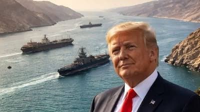 Trump Announces 20% Security Charge on Cargo Passing Through Strait of Hormuz