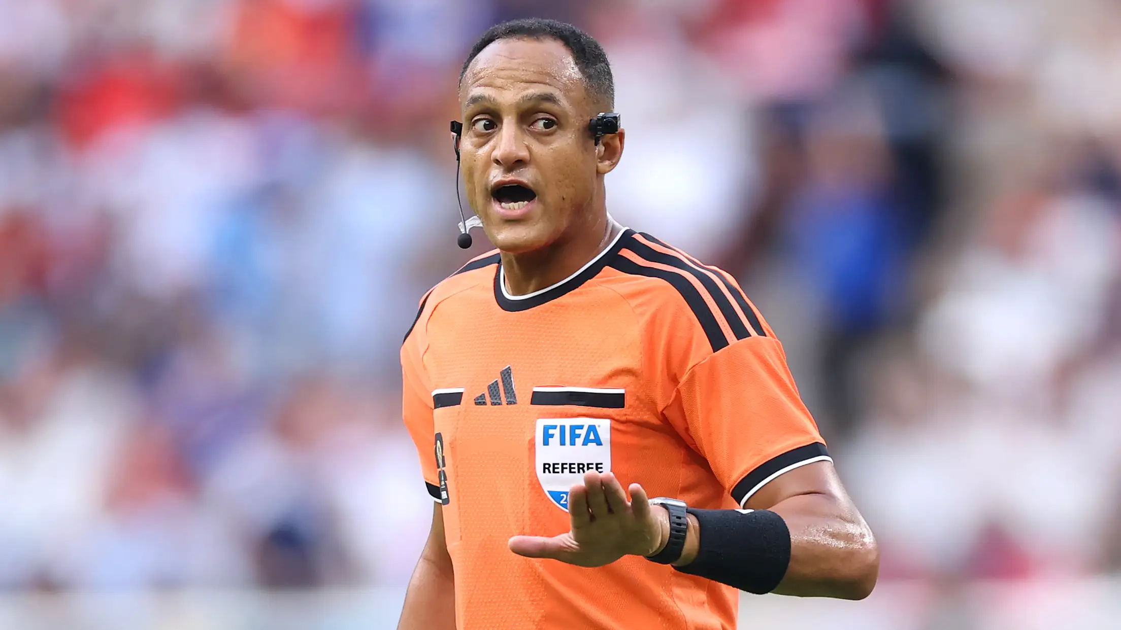 American Elfath to referee England v Argentina