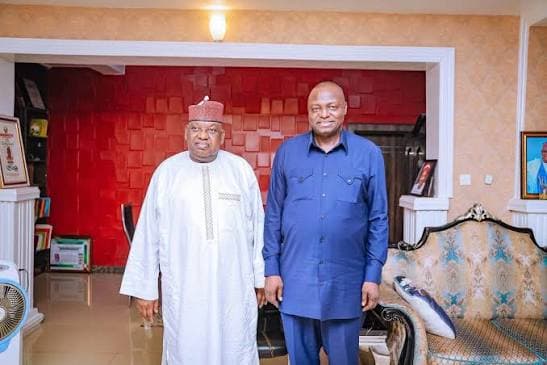 APC Chairman Yilwatda Meets NDC’s Rufai Hanga, Calls for Unity and Peace in Kano