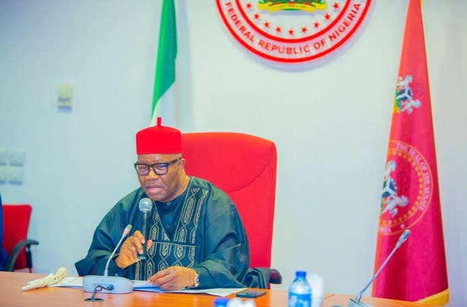 Akpabio Threatens Legal Action Against National Assembly Renovation Contractor Over Faulty Microphones