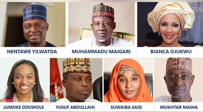 Tinubu appoints Bianca Ojukwu, Suwaiba Ahmad, six others as new Ministers