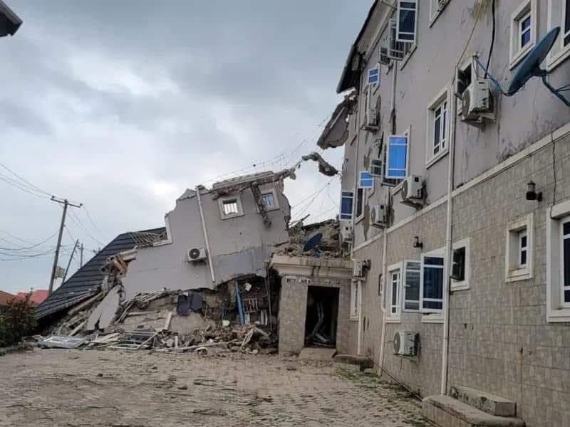 40 People Feared Trapped After Construction Site Collapse