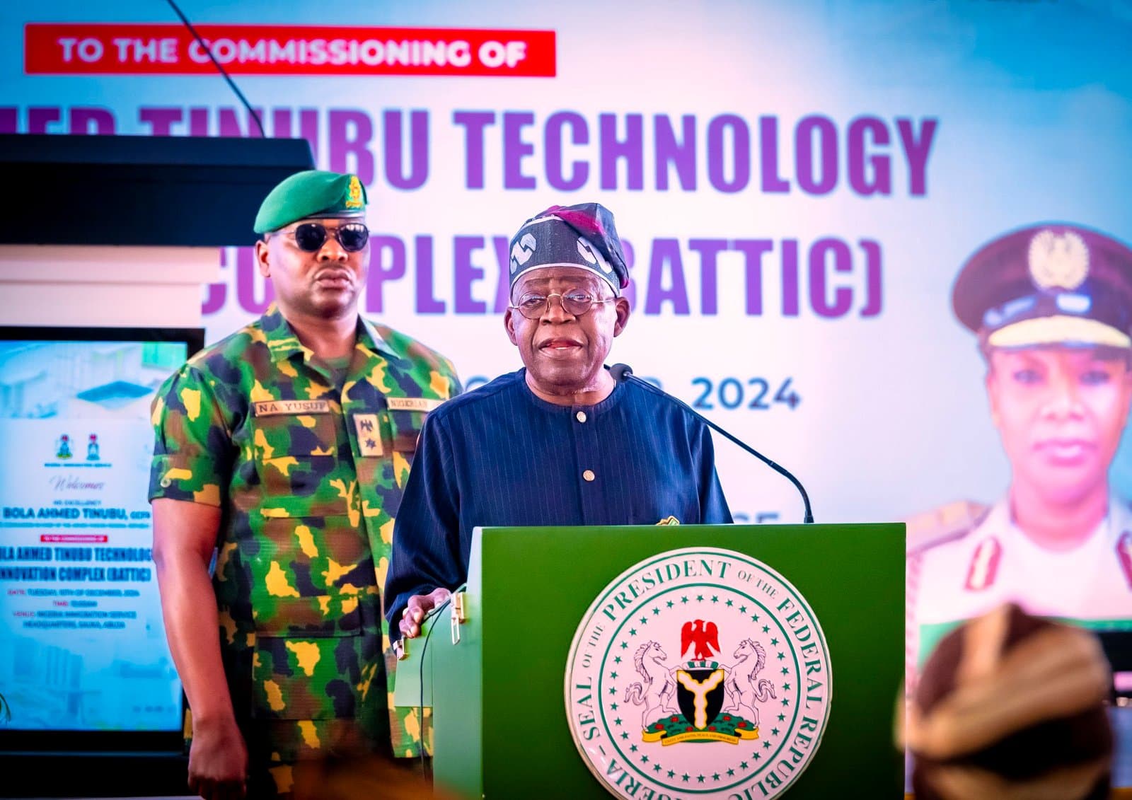 Tinubu commissions technology complex