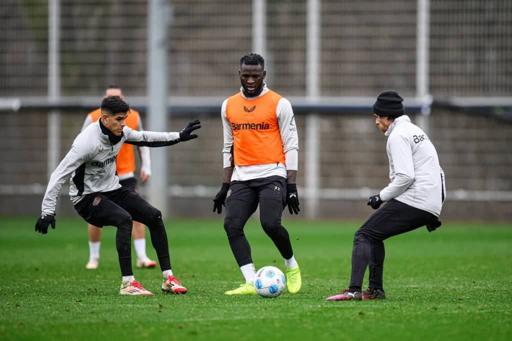 Boniface rejoins Leverkusen training after failed Saudi transfer