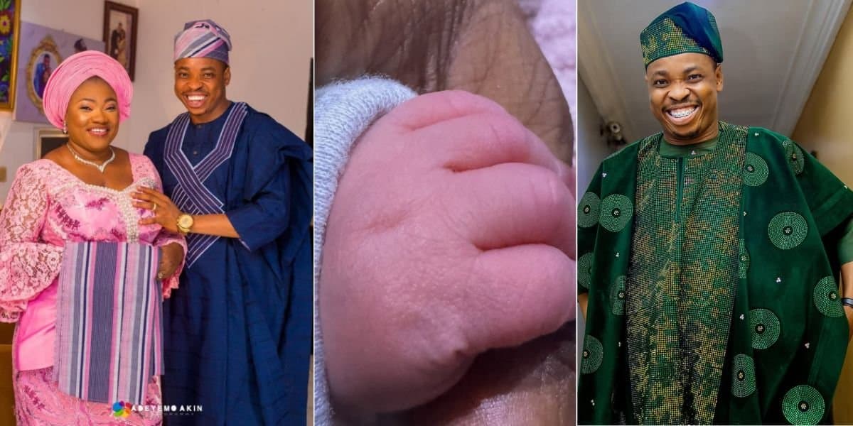 &#8220;A Blessing that cannot be hidden&#8221;, Woli Agba, Wife Announce Arrival Of New Baby Girl